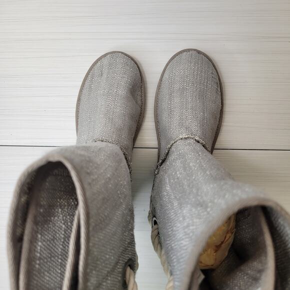 UGG Harbour Laceups in Oyster Tweed Rope Neutral Boot, 7 - Picture 8 of 13